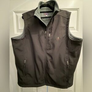 Men's Hunting/Outdoor Black Softshell Vest